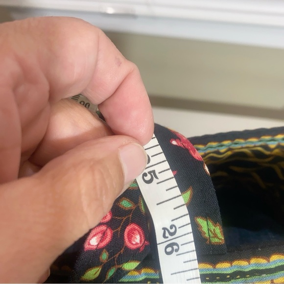 Vera Bradley Quilted Duffle Bag multi color Japanese print Travel Tote - Picture 8 of 11